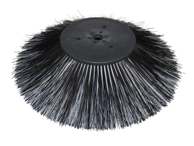 Seitenbesen Poly 1,2 glatt schwarz/Poly 0,75 glatt weiß