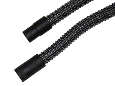 Saugschlauch - Farbe schwarz mit Federstahlspirale