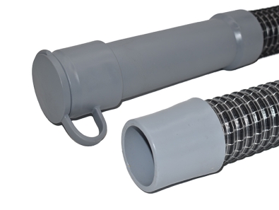 Ablassschlauch - Farbe grau Gummi, nicht verstärkt