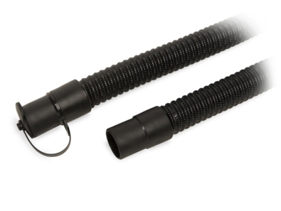 Preview: Ablassschlauch NW 38 - Farbe schwarz 26 B 46 - roter Flansch (290202)