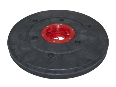 Treibteller für Pads bis 480 mm Vollhaftbelag schwarz mit Moosgummi