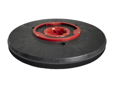 Treibteller für Pads mit Wasserverteilring Vollhaftbelag schwarz mit Moosgummi