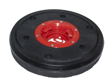 Treibteller für Pads bis 355 mm Streifenhaftbelag schwarz mit Moosgummi - Titan 95 BF68