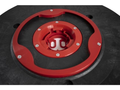 Schleifkornbürste - mittel mit Wasserverteilring Tynex / Nylon-Grit 1,1