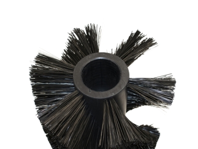 Preview: Kehrwalze Poly 1,0 glatt schwarz/Welldraht 0,4 vz