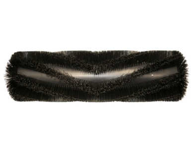Kehrwalze Poly 1,2 glatt schwarz/Welldraht 0,7 vz