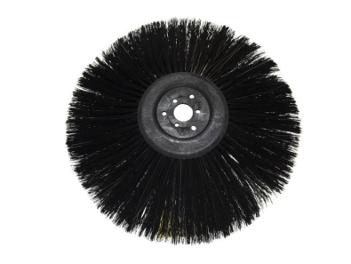 Seitenbesen Poly 0,4 glatt schwarz/Welldraht 0,3 vz