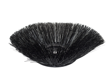 Preview: Seitenbesen Poly 1,2 glatt schwarz/Welldraht 0,7 vz - PB 120 D/E (ab Bj. 2019)