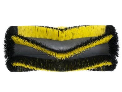 Kehrwalze Poly 1,4 mm gelb/Poly 0,9 mm schwarz