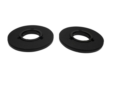 Preview: Treibteller Satz für Pads bis 180 mm Streifenhaftbelag schwarz mit Moosgummi - i-Mop Lite