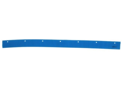 Sauglippe außen Polyurethan blau geriffelt