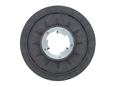 Treibteller mit DOM für Pads bis 430 mm Vollhaftbelag schwarz mit Moosgummi