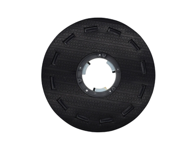 Preview: Treibteller mit DOM für Pads bis 430 mm Vollhaftbelag schwarz mit Moosgummi
