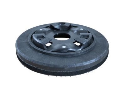 Treibteller für Pads bis 280 mm Vollhaftbelag schwarz mit Moosgummi - 550 B - linksläufig