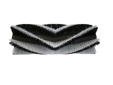 Kehrwalze Poly 1,0 glatt schwarz/1,0 glatt weiß