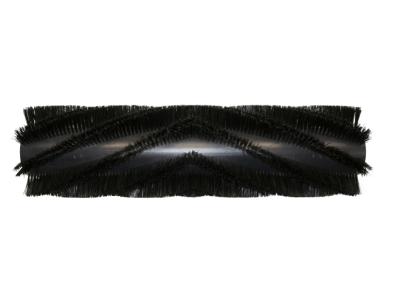Kehrwalze Poly 1,0 glatt schwarz/Welldraht 0,4 vz