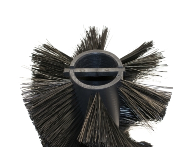 Preview: Kehrwalze Poly 1,0 glatt schwarz/Welldraht 0,4 vz