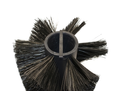 Preview: Kehrwalze Poly 1,0 glatt schwarz/Welldraht 0,4 vz
