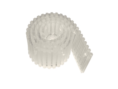 Sauglippe Polyurethan transparent geriffelt