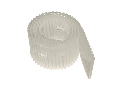 Sauglippe hinten Polyurethan transparent geriffelt