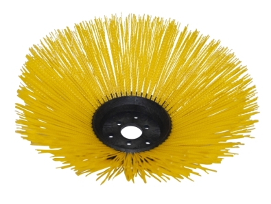 Preview: Seitenbesen Poly 1,1x1,4 mm gewellt gelb