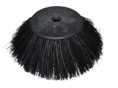 Seitenbesen Poly 1,0 glatt schwarz/Welldraht 0,3 vz - SR1400