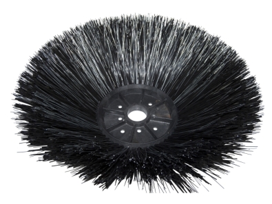 Preview: Seitenbesen Poly 1,0 glatt schwarz/Welldraht 0,3 vz - SR1400