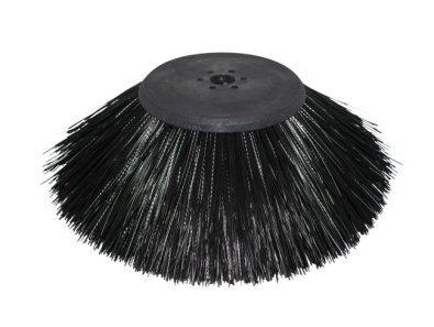 Seitenbesen Poly 1,0 glatt schwarz/Welldraht 0,3 vz