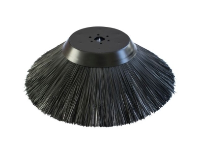 Seitenbesen Poly 1,0 glatt schwarz/Welldraht 0,3 vz - SW5080