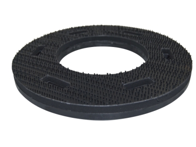 Treibteller für Pads bis 355 mm Vollhaftbelag schwarz mit Moosgummi