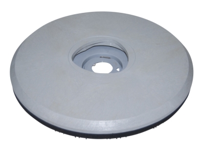 Treibteller für Pads bis 380 mm Vollhaftbelag schwarz mit Moosgummi