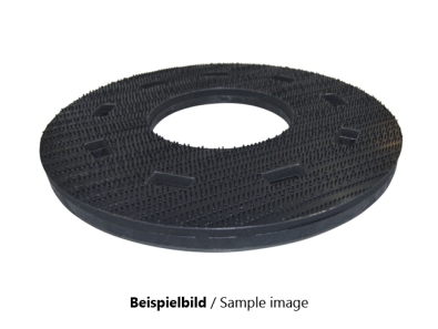 Treibteller für Pads bis 430 mm Vollhaftbelag schwarz mit Moosgummi