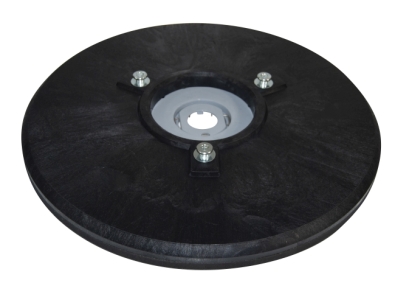 Treibteller für Pads bis 510 mm Vollhaftbelag schwarz mit Moosgummi
