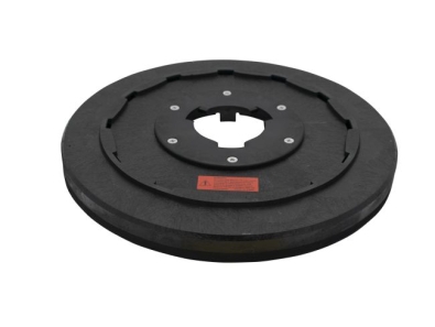 Treibteller für Pads bis 410 mm Vollhaftbelag schwarz mit Moosgummi - FM 400 D / H / L