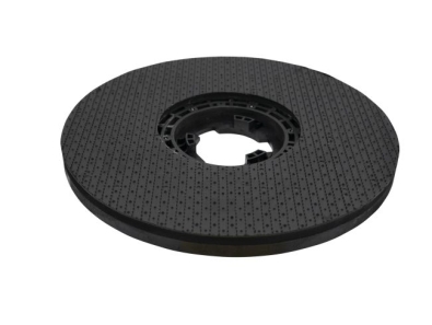 Preview: Treibteller für Pads bis 410 mm Vollhaftbelag schwarz mit Moosgummi - FM 400 D / H / L