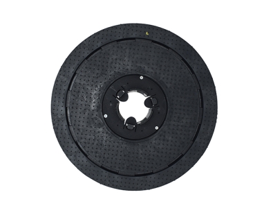 Preview: Treibteller mit DOM für Pads bis 430 mm Vollhaftbelag schwarz ohne Moosgummi