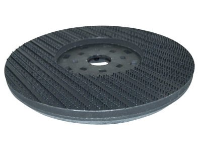 Preview: Treibteller für Pads bis 355 mm Vollhaftbelag schwarz mit Moosgummi