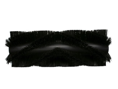 Kehrwalze Poly 1,0 glatt schwarz/Welldraht 0,4 vz