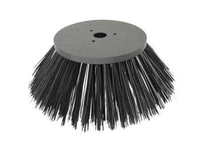Seitenbesen Poly 2x3 glatt schwarz/Flachdraht 1,1