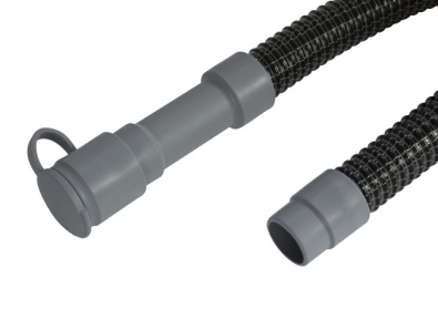 Ablassschlauch - Farbe schwarz/grau