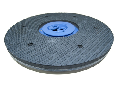 Preview: Treibteller mit DOM für Pads bis 430 mm Vollhaftbelag schwarz mit Moosgummi