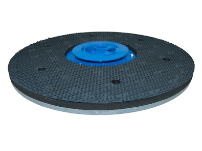 Preview: Treibteller mit DOM für Pads bis 430 mm Vollhaftbelag schwarz mit Moosgummi