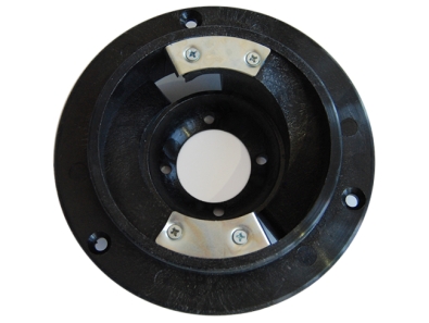 Treibteller für Pads bis 410 mm Vollhaftbelag schwarz mit Moosgummi - Kobra 3540