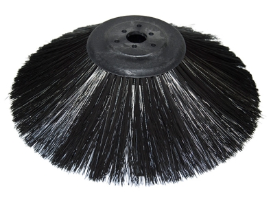 Seitenbesen Poly 0,4 glatt schwarz/Welldraht 0,3 vz