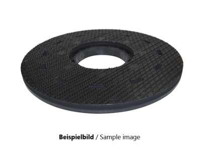 Treibteller für Pads bis 380 mm Vollhaftbelag schwarz mit Moosgummi