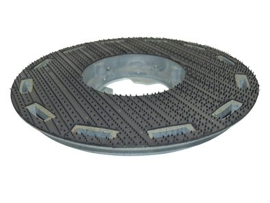 Preview: Treibteller mit DOM für Pads bis 380 mm Vollhaftbelag schwarz ohne Moosgummi - E250