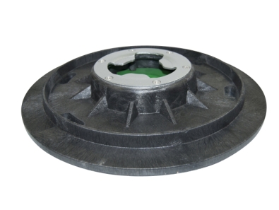 Treibteller mit DOM für Pads bis 430 mm Vollhaftbelag schwarz mit Moosgummi