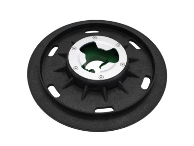 Treibteller mit DOM für Pads bis 430 mm Vollhaftbelag schwarz ohne Moosgummi