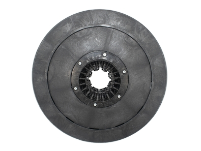 Treibteller für Pads bis 510 mm Vollhaftbelag schwarz mit Moosgummi