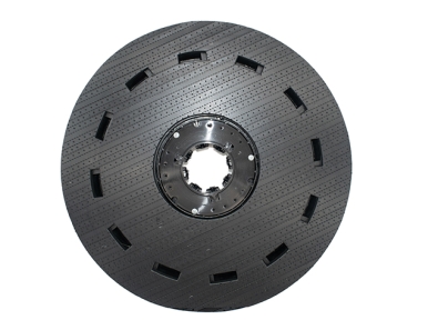Treibteller für Pads bis 510 mm Vollhaftbelag schwarz mit Moosgummi